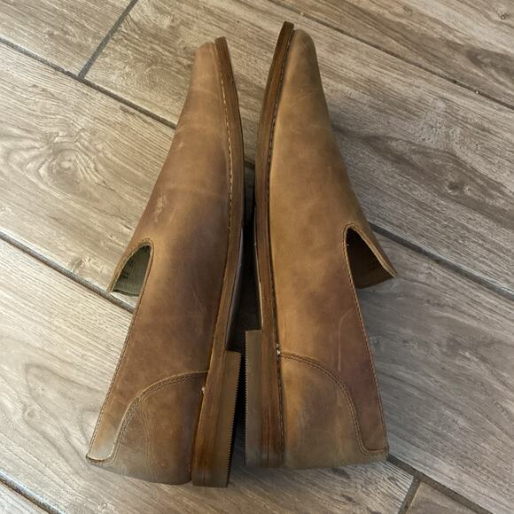 Tecovas Monterrey butterscotch Leather Slip-On Loafers 10.5 EE display picture 2